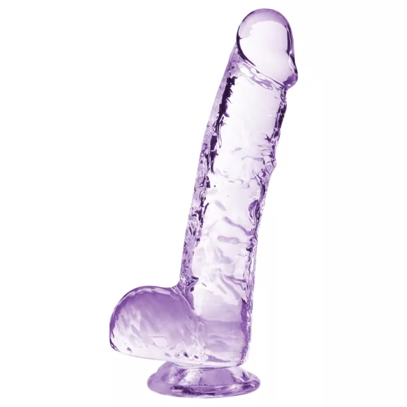 Blush Naturally Yours - kristallist dildo (lilla)