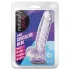 Blush Naturally Yours - kristallist dildo (lilla)