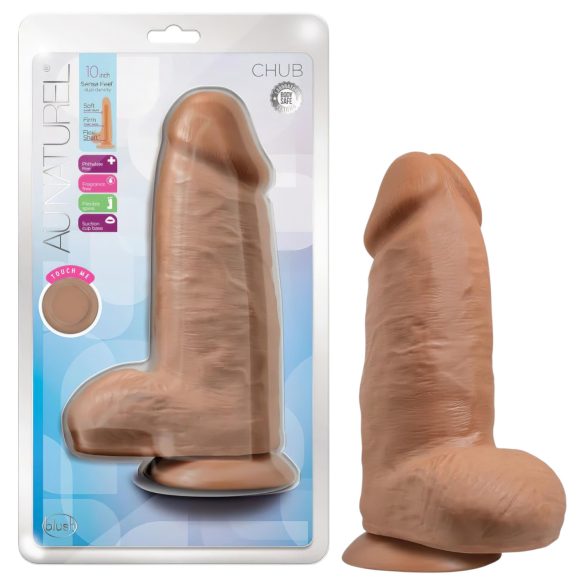 Blush Chub - realistlik dildos imav alusega - 18cm naturaalne