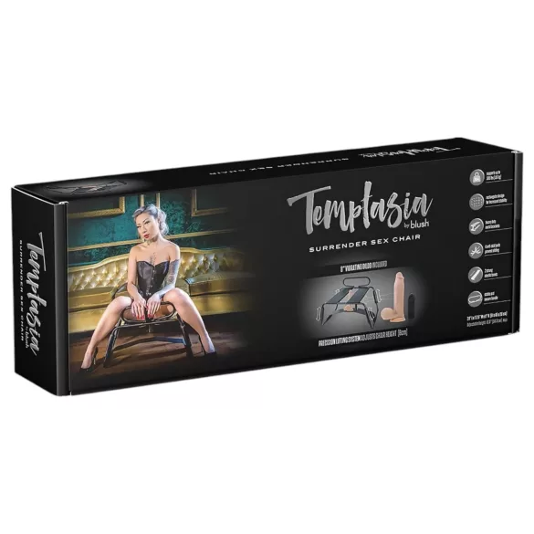 Temptasia - seksitool vibraatoriga - must/looduslik