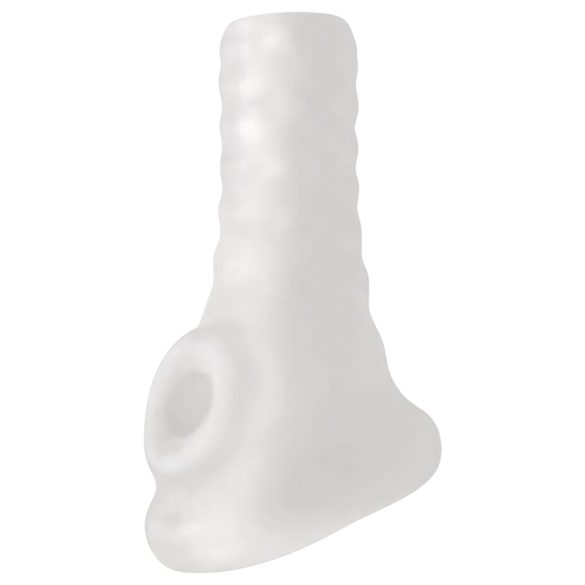 Perfect Fit Breeder - avatud peeniskate (10 cm) - valge