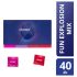 Durex Fun Explosion - diskreetne kondoomide pakk (40 tk)