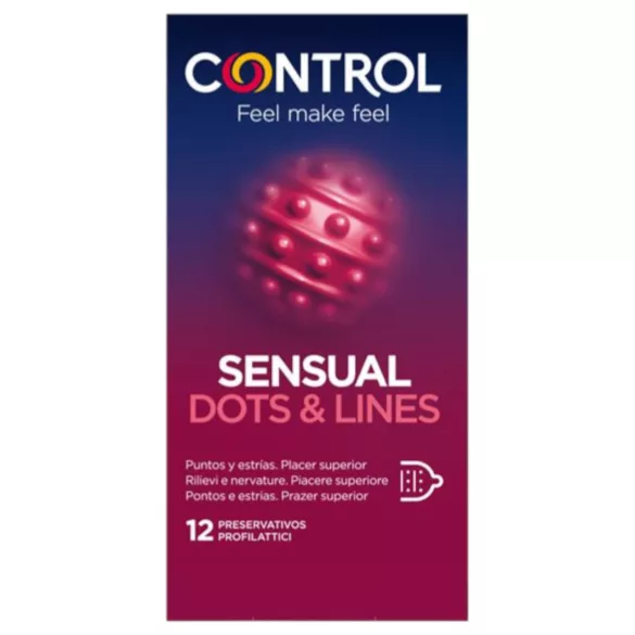 Control - kondoomid - ribidega ja täpilised - 12 tk