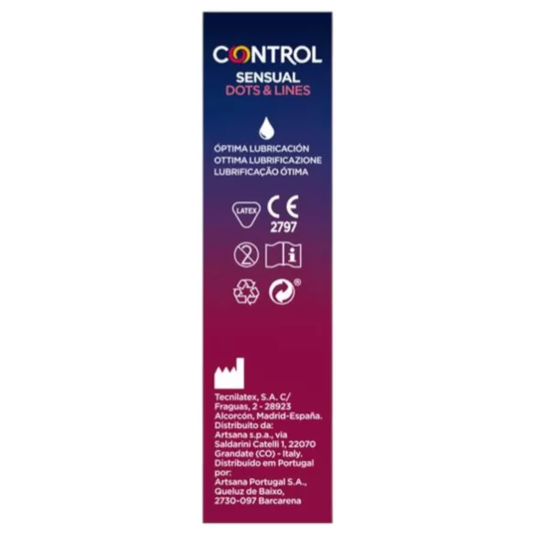 Control - kondoomid - ribidega ja täpilised - 12 tk