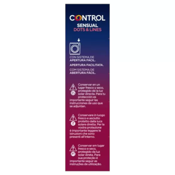 Control - kondoomid - ribidega ja täpilised - 12 tk