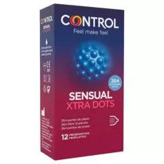   Control - kondoomid - eriti tugeva tekstuuriga, täppidega - 12 tk