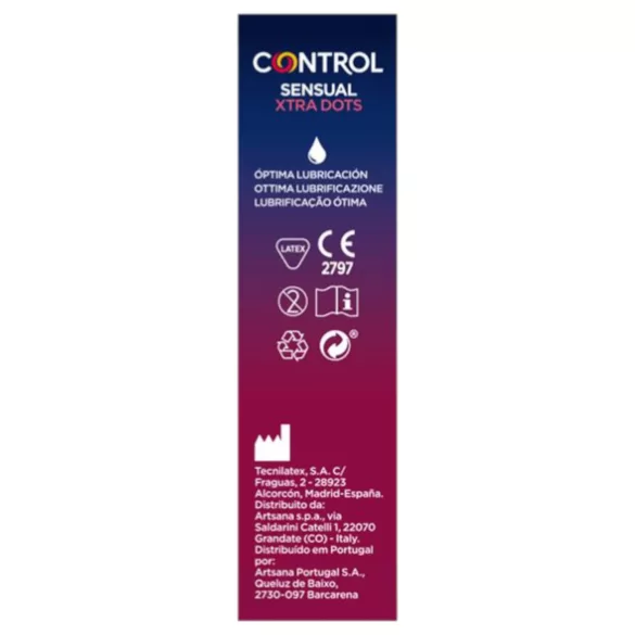 Control - kondoomid - eriti tugeva tekstuuriga, täppidega - 12 tk