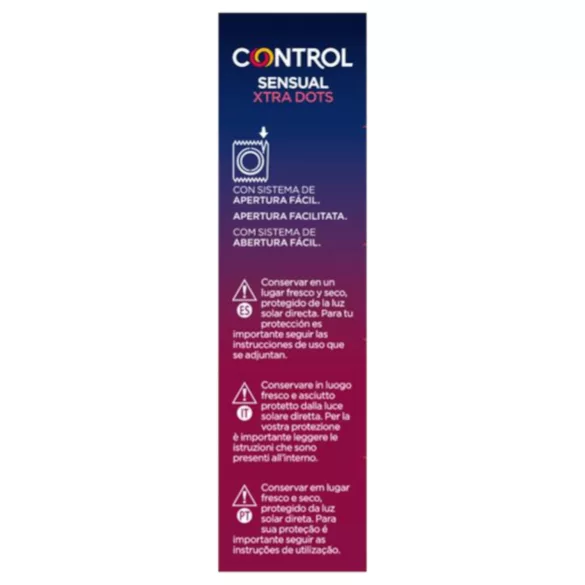 Control - kondoomid - eriti tugeva tekstuuriga, täppidega - 12 tk