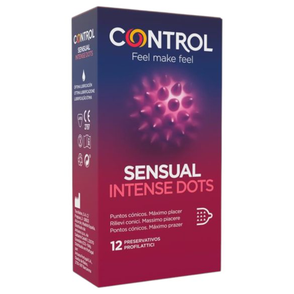 Control - kondoomid tupsudega - 12 tk