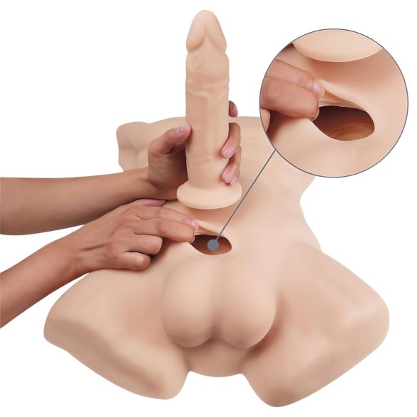 Silexd Apollo - mehe torso masturbaator - naturaalne