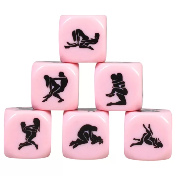 Secret Play - Kamasutra seksipooside täring (roosa)