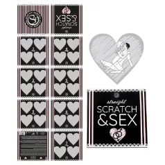   Secret Play Scratch & Sex Straight - kraabitav seksipooside mäng paaridele (5 keeles)