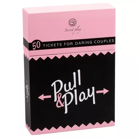 Secret Play Pull & Play - erootiline kaardimäng paaridele (50 kaarti) - 7 keeles