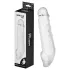 Addicted Toys - peeniskattekumm munandite rõngaga - 23 cm läbipaistev