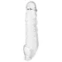 Addicted Toys - peeniskattekumm munandite rõngaga - 23 cm läbipaistev