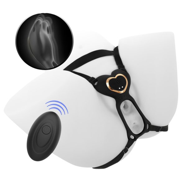 IBIZA - strap-on kliitori vibraator - must