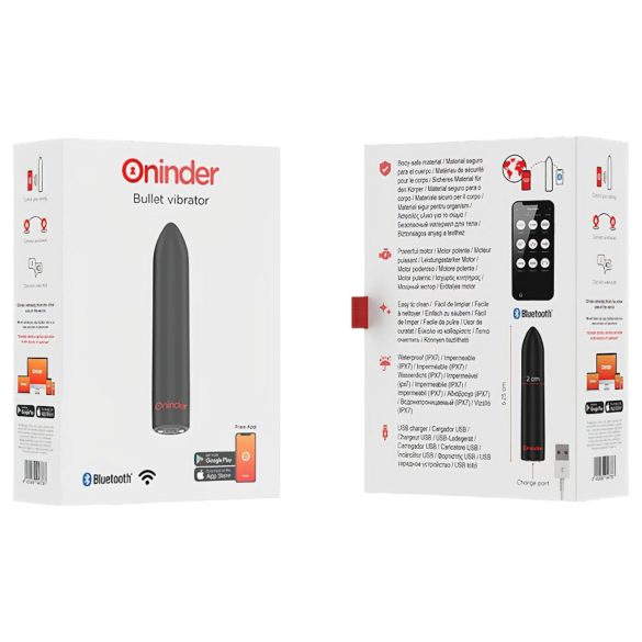 Oninder - nutikas mini vibraator - must