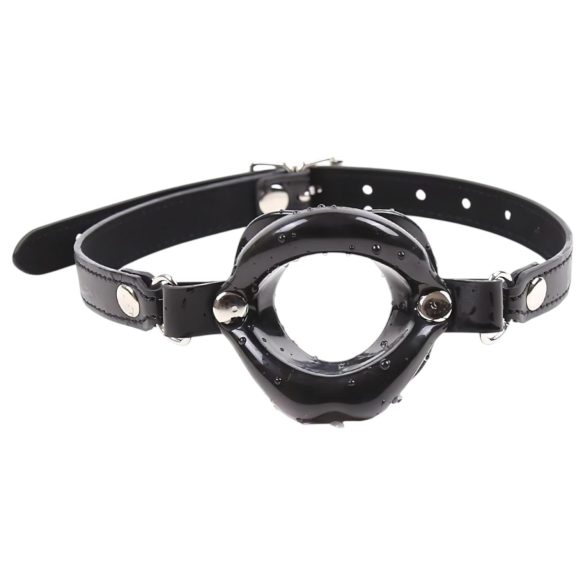 Latetobed - suuvormi silikoonist suupadi - must