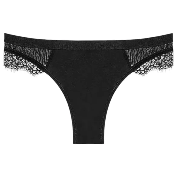 Adalet Flora Normal - menstruaationaluspüksid - must - L