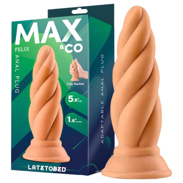 Max & Co Felix - keerdanusaator - 15 cm - naturaalne