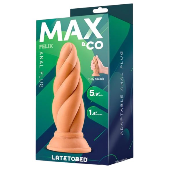 Max & Co Felix - keerdanusaator - 15 cm - naturaalne