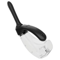 Afterdark - automaatne vibreeriv anaalpuhasti - läbipaistev