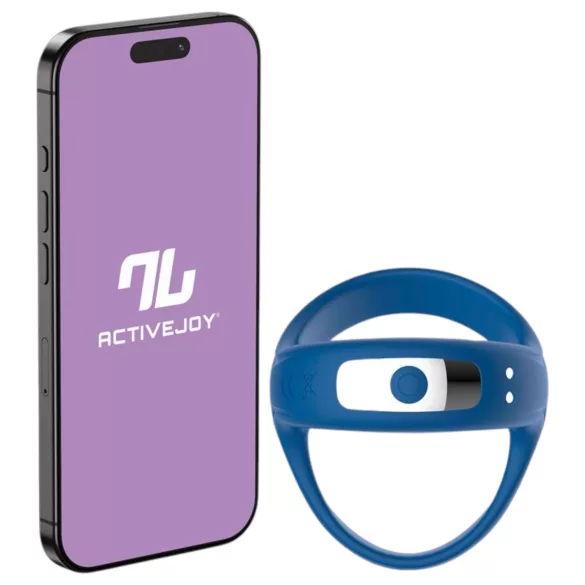 INTOYOU - vibraatoriga nutikas peenis- ja munandikõru - sinine