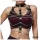 Adalet Hilda - vegannahast ketiga keha harness - must