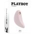 Playboy Palm - akuga, veekindel 2in1 kliitori vibraator (roosa)