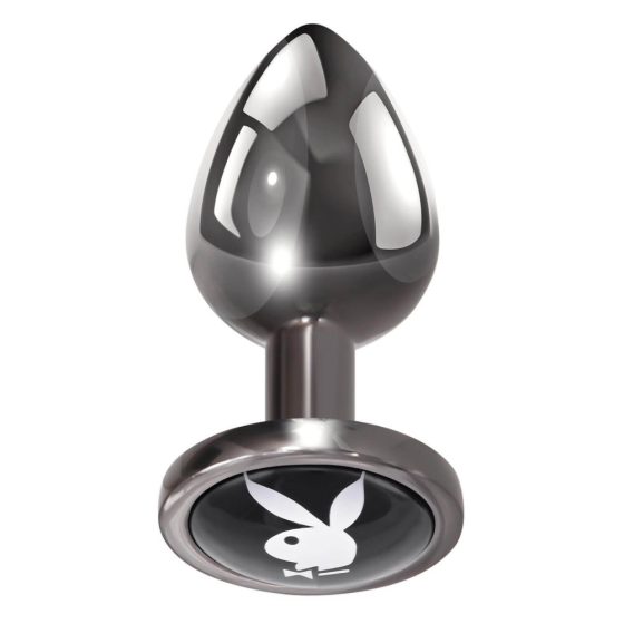 Playboy Tux - anal dildo - small (silver)