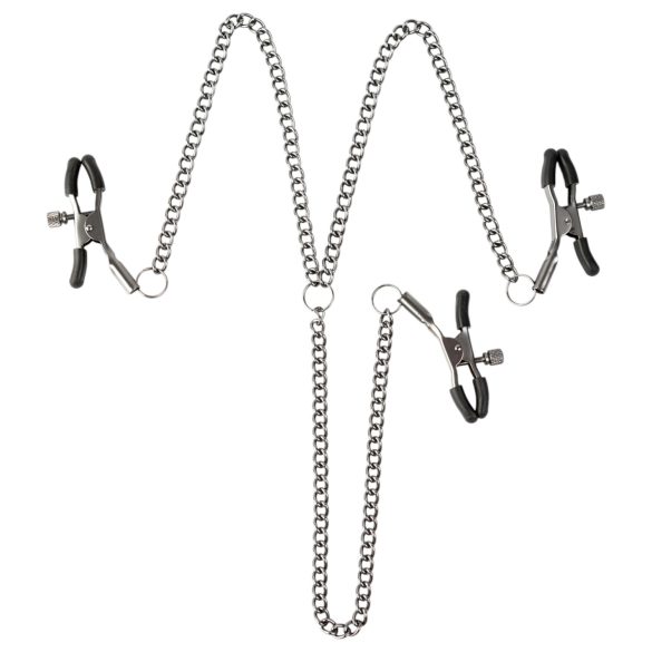 Sei Mio - nibuklambrid ja häbememokkade klambrid - must