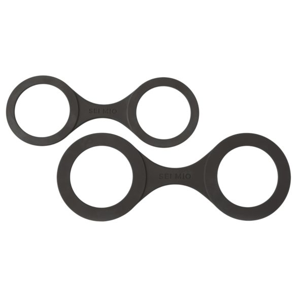 Sei Mio - silikoonkäerauad - L (must)