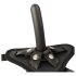 Sei Mio - Must kinnitatav dildo rihmadega 12.5 cm