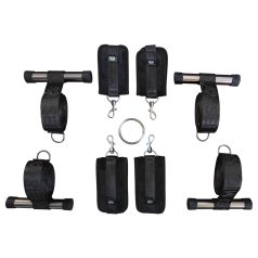 Sei Mio - uksele kinnitatav bondage-rist - must