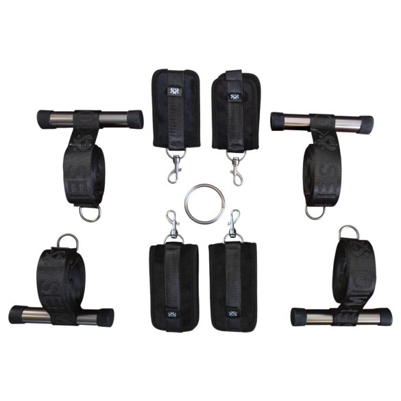 Sei Mio - uksele kinnitatav bondage-rist - must