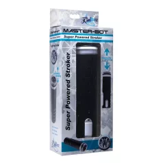   Master-Bot - üles-alla liikuv, pehmete ogadega masturbaator (must)