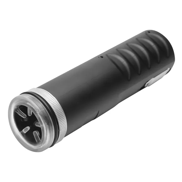 Master-Bot - üles-alla liikuv, pehmete ogadega masturbaator (must)