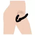 Strap U Revolver - strapoon dildo ilma rihmadeta - must