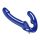 Strap-on Revolv II - sinine vibreeriv nauding
