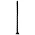 Hosed Swirl - peen anaal dildo - must - 18 cm