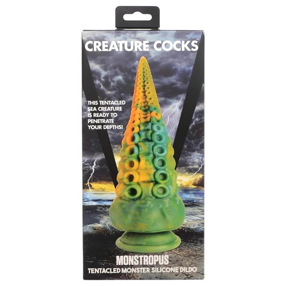 Creature Cocks Monstropus - dildo - 22 cm - kollane