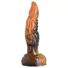  Creature Cocks Ravager - tekstuurne silikoonist dildo - 20cm oranž