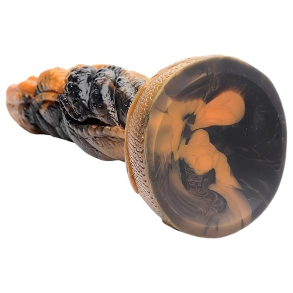 Creature Cocks Ravager - tekstuurne silikoonist dildo - 20cm oranž