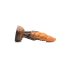 Creature Cocks Ravager - tekstuuriga silikoondildo - 20cm (oranž)