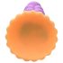 Mystiline ükssarvik dildo - 21cm (lilla-kollane)