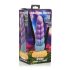 Mystiline ükssarvik dildo - 21cm (lilla-kollane)