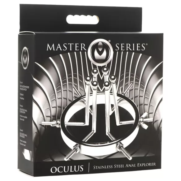 XR Brands Oculus - anaalitüübel roostevabast terasest - hõbedane