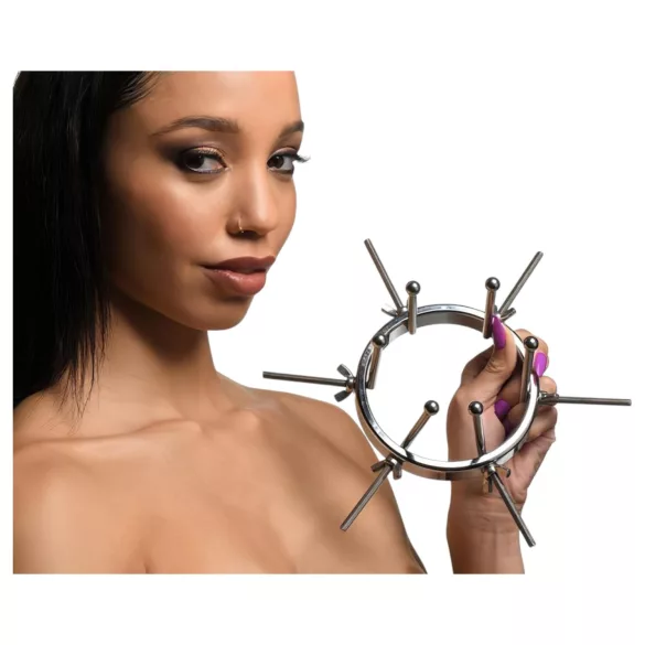 XR Brands Oculus - anaalitüübel roostevabast terasest - hõbedane