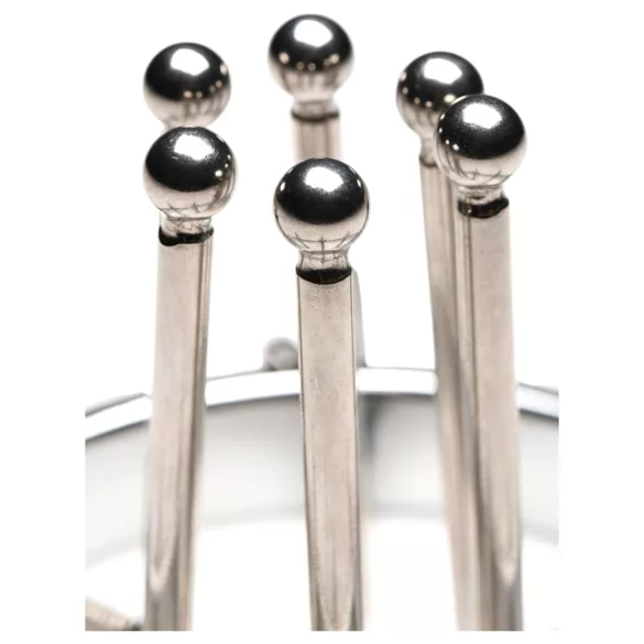 XR Brands Oculus - anaalitüübel roostevabast terasest - hõbedane