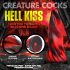 Creature Cocks Hell Kiss - keerdus silikoon dildos - 19 cm (punane)